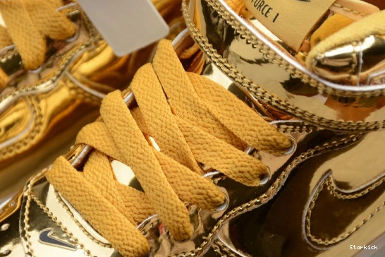 Kids Air Mid Gold 314197-8100 Nike Metallic WB 1 Force 0223